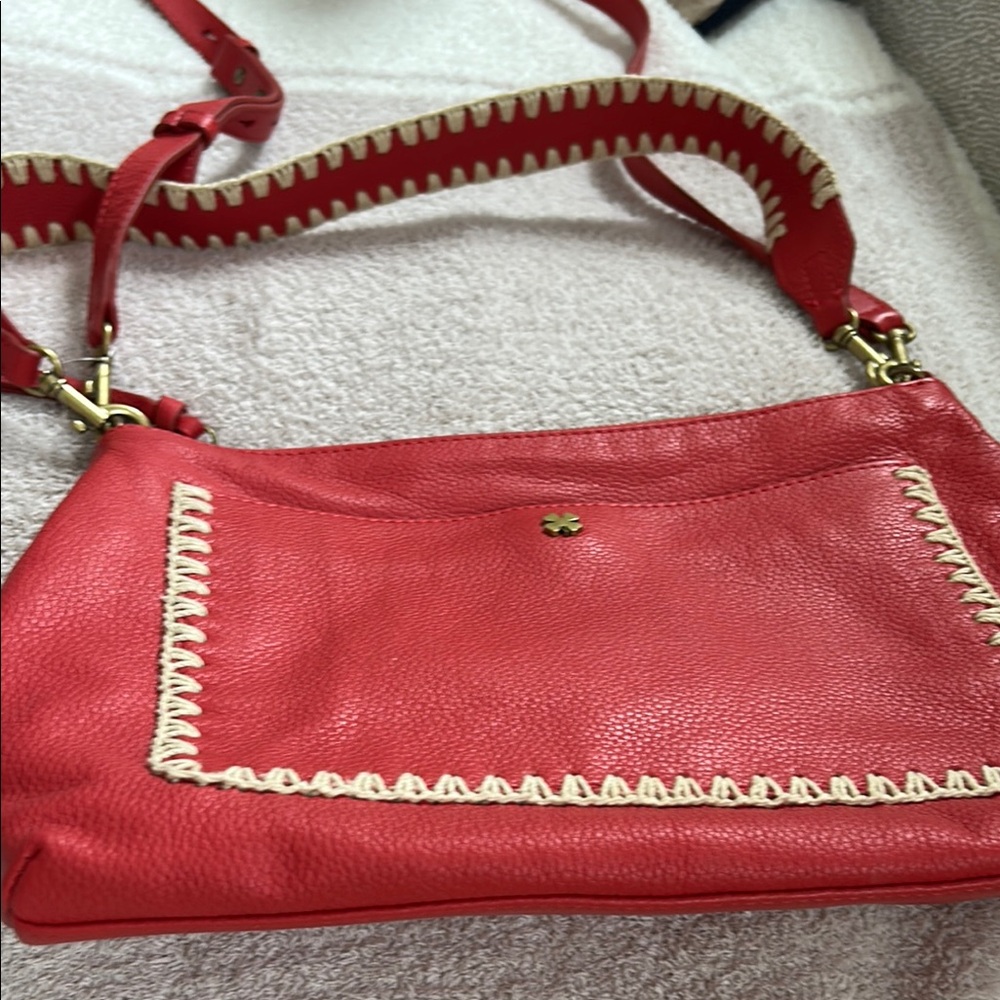 Red Leather Women's Bag